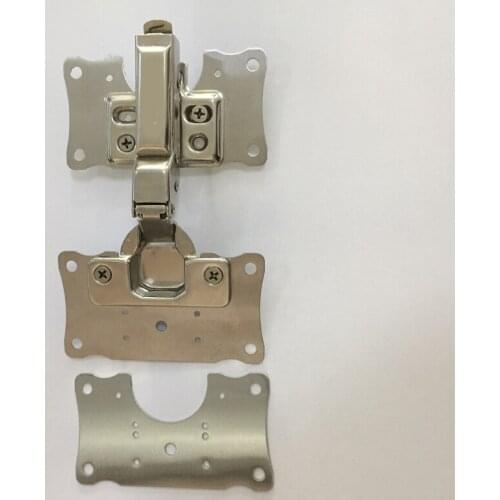 K1KA 4 Pcs Cabinet Door Hinges Stainless Steel Hinge Repair Plate Hinge Tools for Cabinet Furniture Window Drawer Repair