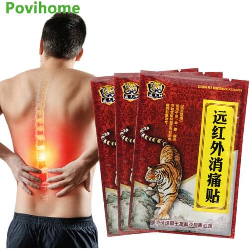 Sumifun 8Pcs New Tiger Balm Pain Relieving Patch Muscle Shoulder Neck Back Waist Arthritis Sprain Chinese Herbal Medical Plaster