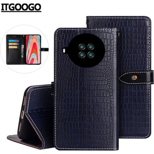Case For Cubot Note20 Cover Crocodile Grain Flip Leather Case For Cubot Note 20 Cover Business Phone Case