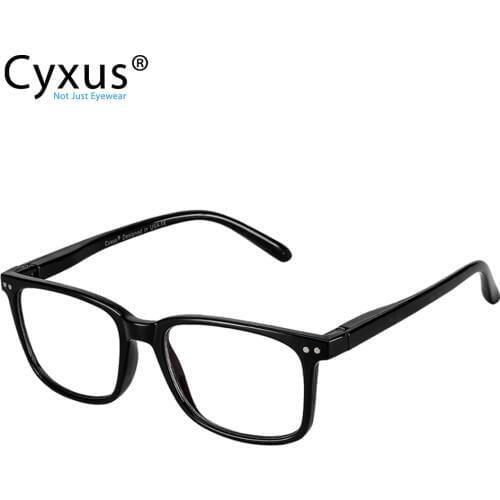 Cyxus Anti Blue Light Computer Glasses for Blocking Headache Transparent Lens Gaming Glasses Unisex (Men/Women) 8302