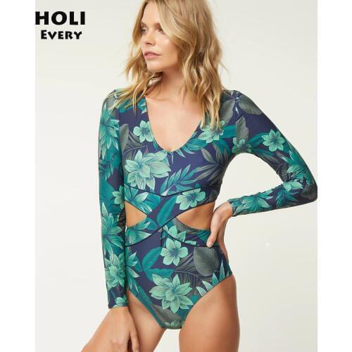 Holievery Swimwear With Sleeves