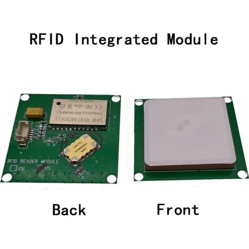 FM-505 Size 50*50mm UHF RFID 868Mhz Integrated 3dBi Double Feed Antenna Hihg Performance Low Current Label Reader Module