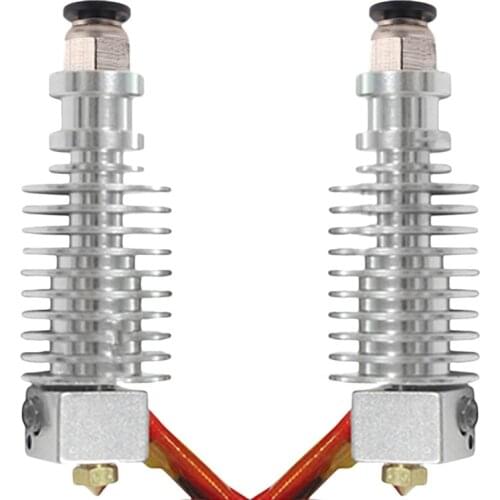 2Pcs Durable V5 J Head Hotend Extruder Hot 0.4mm 3D Printer Parts for Anycubic I3 Mega 3D Printer for 1.75mm Filament