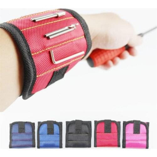 Strong magnetic wristband tool belt holders with Strong Magnets for Holding Screws Nails Drill Bits Repair hand tools organizer
