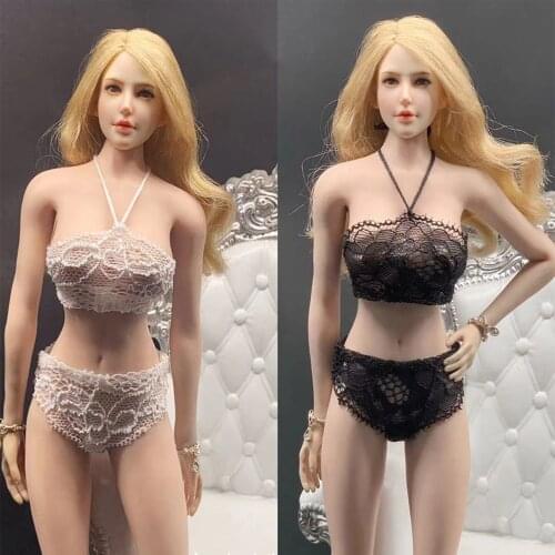 1/6 Scale Female Action Figure Doll Accessories Wrapped Chest Underwear Panty Set Fit 12" TBLeague Large Bust Body