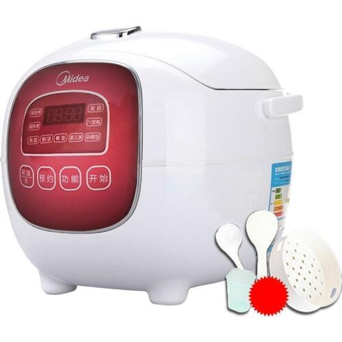 M Apple Mini Electric Rice Cooker 220V 1.6L for 1-2People Intelligent Reservation Rice Machine Baby Food Cake Porridge Maker