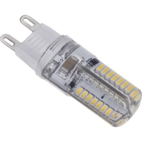 Mini G9 LED Light 3W 3014 SMD 64 Leds Crystal Corn Bulb Lamp Energy Saving Warm White 360 Degree 220-240V Drop shipping