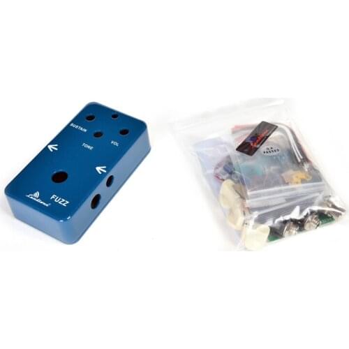 DIY LANDTONE Fuzz Guitar Pedal Kits With 1590B Style Aluminum Box and 3PDT Foot Switch True Bypass Free Shipping