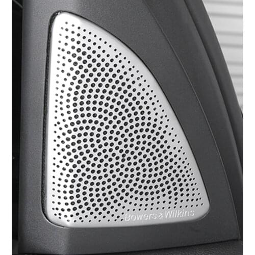 Car Decoration Sticker Door Speaker Protection Cover Stainless Steel Interior Styling Modifcaition Accessories For BMW X5 G05