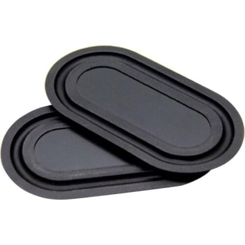 2021 New 2PCS Oval Bass Diaphragm Rubber Passive Radiator Bass Vibration Plates 2040-6090