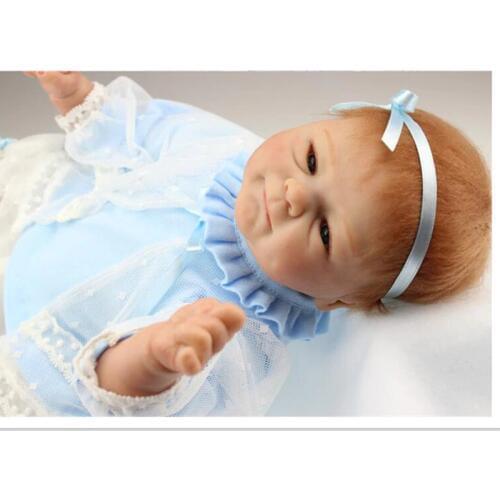 NPK Collection Reborn Doll Silicone Soft Dolls Toy 40 cm/16 Inch,Realistic Doll Kids Birthday Gift Lifelike Baby New Reborn Toy