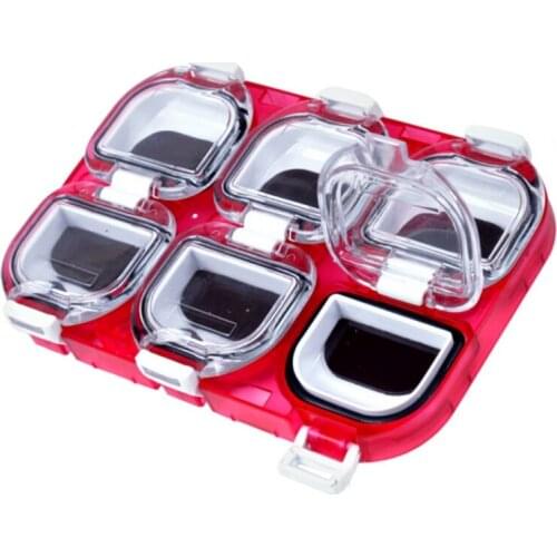 Premium Fishhook Storage Accessories Tackle Boxes Magnetic Fishing Box Waterproof 6 Grid Fishing Hook fishing tackle box set