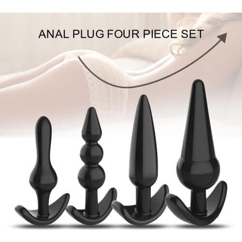 Silicone Anal Dildo No Vibrator Male Prostate Massager Anal Beads Plug G Spot Butt Plug Masturbation Anal Sex Toys for Couple
