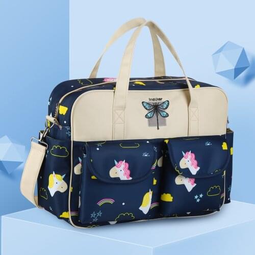 Maternity baby diaper bag for Mom organizer nursing mummy bags Fashion multifunctional print color backpack