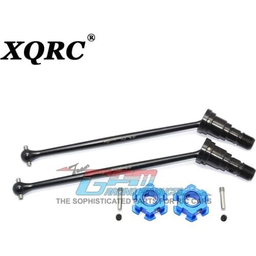 XQRC X-maxx 1 / 5 8s upgrade part CVD dog bone drive shaft 45 × steel universal joint aluminum alloy hexagon nut