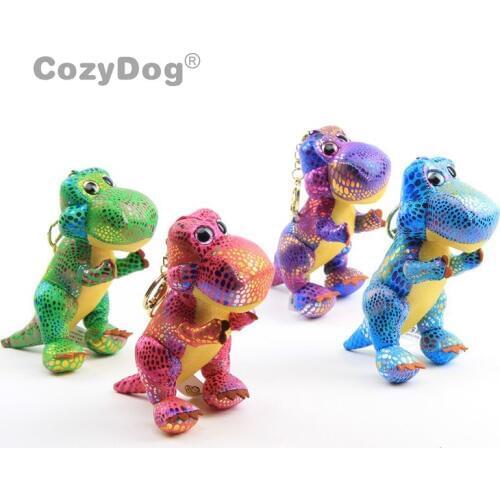 15cm Kawaii Dinosaur Keychain Pendant Cartoon Anime Dinosaur Stuffed Doll Girlfriend Plush Toys Doll Peluche Women Kids Gift