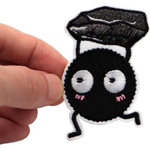 2pcs/lot Spirited Away Fairydust Patch Cartoon Anime Patches for Clothes Iron On Patch Embroidered Applique Backpack KB2354