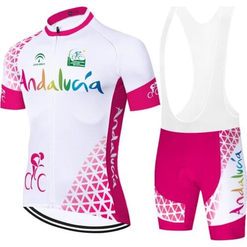 2021 pro team Spain ANDALUCIA cycling set unisex cycling set equipo de ciclismo mujer culotte ciclismo hombre new cycling kit