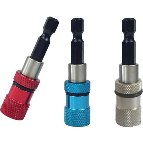 68mm Quick Release Magnetic Bit Screwdriver Holder 1/4" Hex Shank Magnetic Drywall Screw Bit Holder Drill Screw Tool
