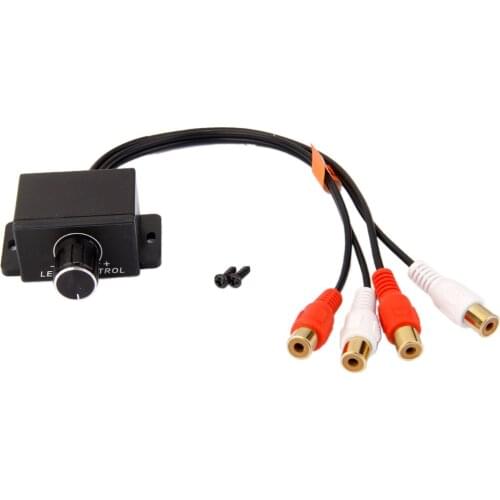 Auto Car Audio Amplifier Bass RCA Level Remote Volume Control Knob