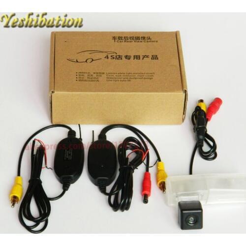 Yeshibation Wireless RCA/AUX Video Transmitter Receiver Kit For Toyota Prius 2010~2014 Car DVD Monitor Rear View