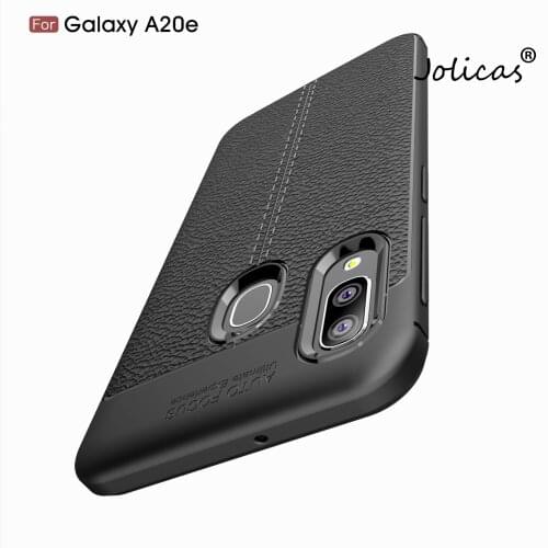 Back Covers Cases For Samsung A21S Good Quality sFor Telofon Samsung Galaxy ajax A20 A20E A20S A30 A30S A31 Lychee Pattern Cases