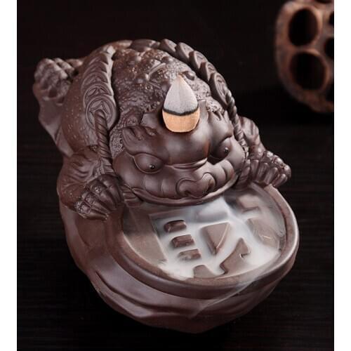 Charcoal Backflow Incense Burner Aromatherapy Arabic Buddhist Incense Burner Stick Holder Incienso Quemador Candle Holders
