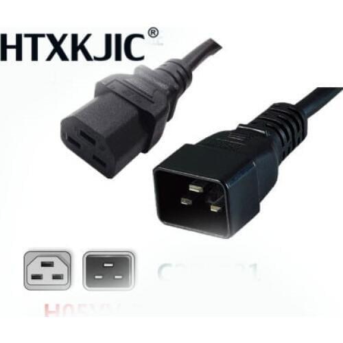 IEC32 computer cable Power Cord Server PDU/UPS Power Cable C20 to C21 Male 16A/250V power supply cord 3X1.5mm