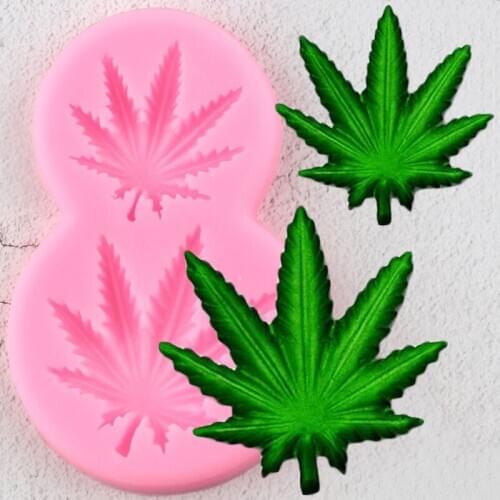 Maple Leaf Silicone Molds Leaves Cupcake Topper Baking Fondant Cake Decorating Tools Candy Polymer Clay Chocolate Gumpaste Mould