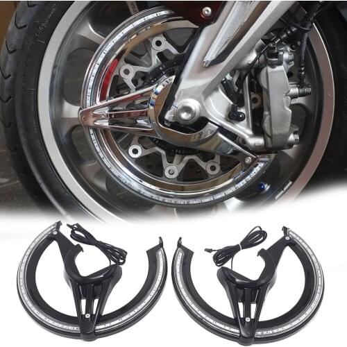 1800 2020 2019 2018 For Honda GL1800 Goldwing New Motorcycle Accessories Brake Disc Rotor Covers With Yellow LED Ring Light