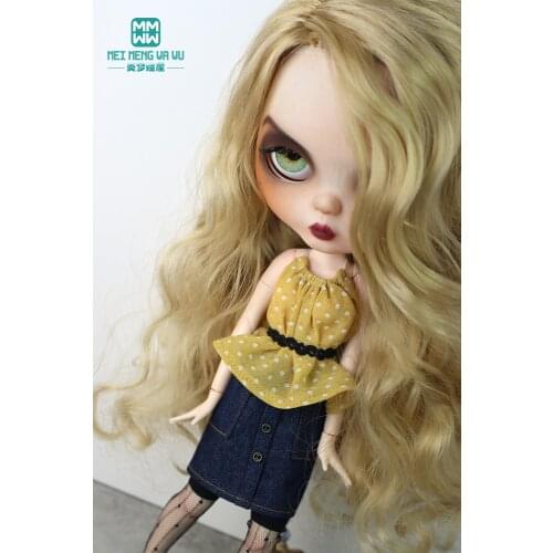 Doll clothes Fashion snow shirt, mini skirt for 28--30cm Blyth Azone OB23 OB24 Toys Doll accessories Girls gift