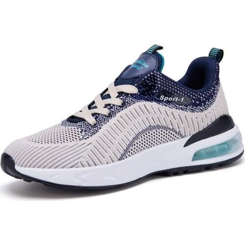 Large Size Low Cut 39-45 Size Lightweight Shock Absorption Mens Casual Shoes Outdoor Breathable Non-slip Sports Running Shoes