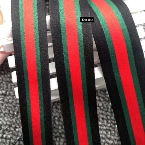 1m Interval color Ribbons Garment Accessorie Polyester Sliding surface Encryption Ribbons Pants Side Bags Accessorie DIY