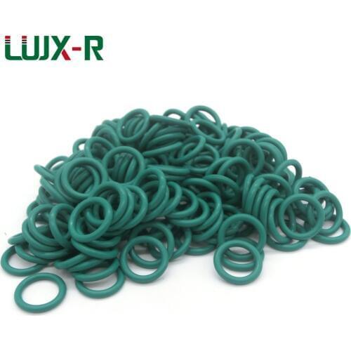 LUJX-R 15pcs 1mm O Ring Seal FKM Oil Resistance Washer Sealing O-Ring Gasket OD14/15/16/17/18/19/20/21/22~36mm ORings