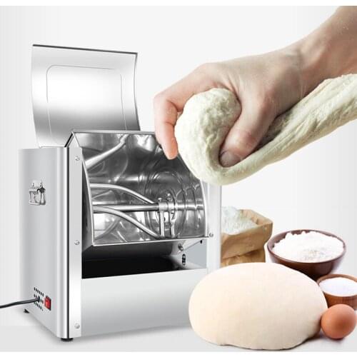 Kneading Machine Small Stainless Steel 220V Desktop Home Croissant Noodle Wonton Wrapper Dough Mixer Automatic Kitchen Appliance
