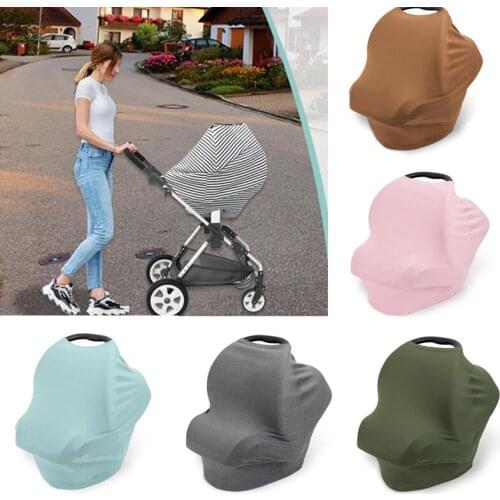 Baby Car Seat Cover Canopy Nursing Cover For Breastfeeding Multi-use Cover Baby Breastfeeding Cove