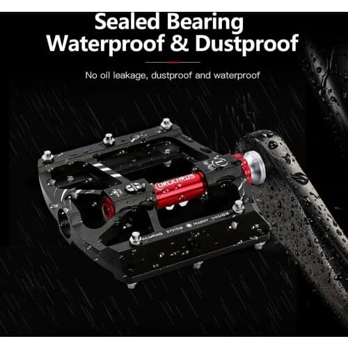 Mountain bike bicycle pedal ultra light aluminum alloy 3-bearing flat pedal mountain bike pedal road bike pedal BMX pedal