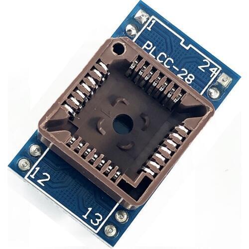 PLCC28 to DIP28 programming socket BIOS adapter working for RT809H RT809F programmer ZIF test scoket