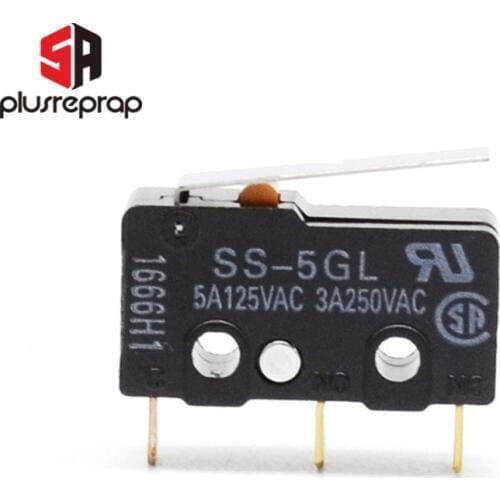 Ultimaker Limit Micro Switch OMRON SS-5GL 5A 1.47N 125V 3A Mini Mouse Button Fretting Part Copper Accessories 3D Printer