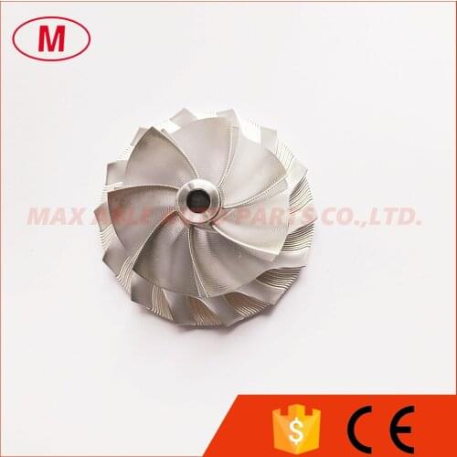 RHF5 48.75/67.50mm 7+7 blades point milling turbo turbocharger aluminum 2618/Billet/milling compressor wheel