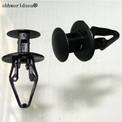 Shhworldsea 100pcs auto clip and fasteners Fender Bumper Retaining Clip for GM 11561368;Jeep Wrangler