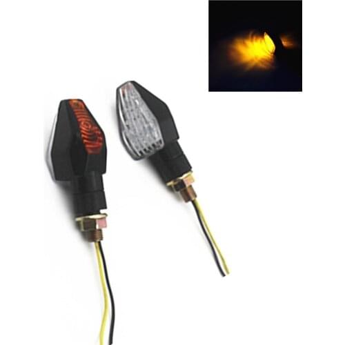 Motorcycle 8mm Turn Signal Indicator Blinker Light Lamp Triangle For Honda Suzuki Yamaha Kawasaki KTN BMW Ducati