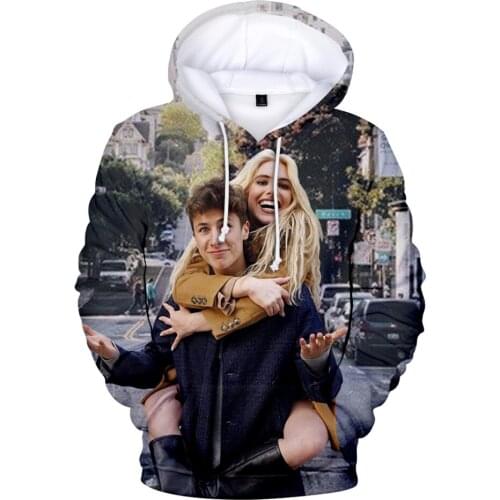Streetwear Lele Pons 3D Fall Winer Suit Hoodies Sportswear Hooded Youthful Vitality Women/Men The Hooded Warm Sweatshirts coat