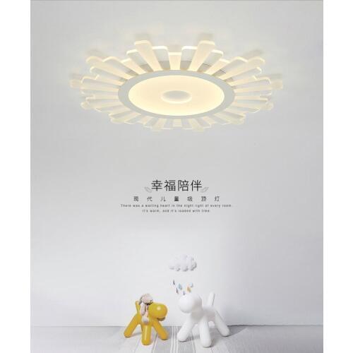 Ultra-thin LED ceiling lamp round Simple modern ceiling lamp bedroom childrens room creative living room interior lighting
