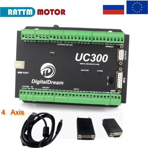 USB Mach3 CNC Controller UC300 NVUM upgrade 3 / 4 / 5 / 6 Axis motion Control Card for CNC milling machine