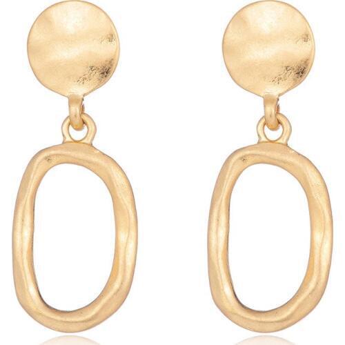 Retro New Round Pendant Earrings For Women Vintage Drop Earring Alloy Metal Dangel Earrings boucle d'oreille femme 2020