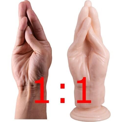 1:1 Fisting Masturbate Dildo for Woman Suction Cup Dildo Big Finger Thick Fisting Toys Giant Dildos Anal Plug Adult Sex Toys