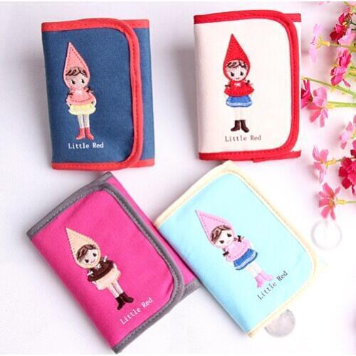 1PC Kawaii girl series wallet Women portable purse coin bags Stationery card bag School kids gifts supplies (ss-1532)