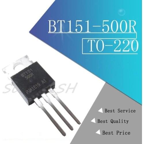 10pcs BT151-500R BT151 BT151-500 SCRs THYRISTOR 12A 500V TO-220 new original