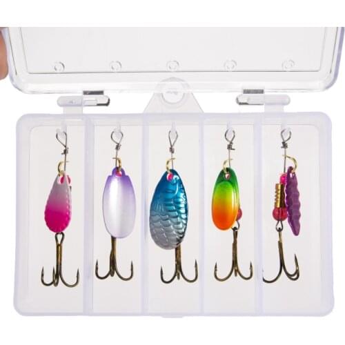 10pcs/lot Fishing Spoon Lures Spinner Bait 2.5-4g Fishing Wobbler Metal Baits Spinnerbait Isca Artificial Free With Box Tackle